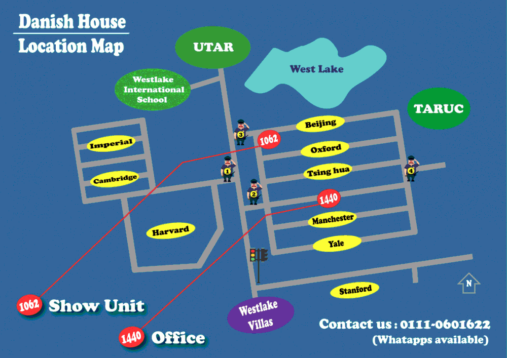Westlake Homes Location Map